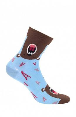 G24.01N Cottoline Skarpety Dziewczęce wzorowane Gatta - 271 blue