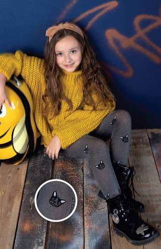 Ari Rajstopy Dziewczęce Knittex - melange