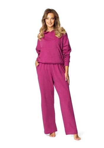  DK-K-B8 Dresowy komplet damski Dkaren - fuksja