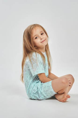 Koszula nocna dziewczęca 3547 Arleta Taro 100% bawełna turkus