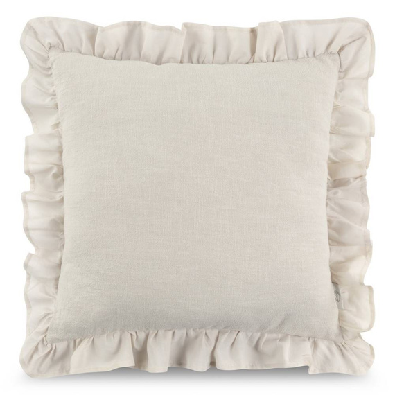 Seville Poszewka lniana Eurofirany kremowy