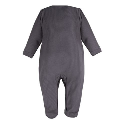 Magic Pajac prążkowany Eevi - grafit prążek