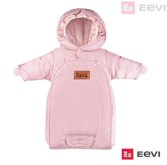 Kombinezon ocieplany "EEVI" Ewa Klucze- biały