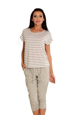 540 Jovite Piżama Damska - biały + melanż