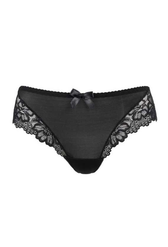 S 053/4 Carmela Stringi damskie Mat czarne