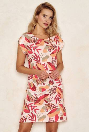 3114 Tessa Koszula nocna Taro- morelowy