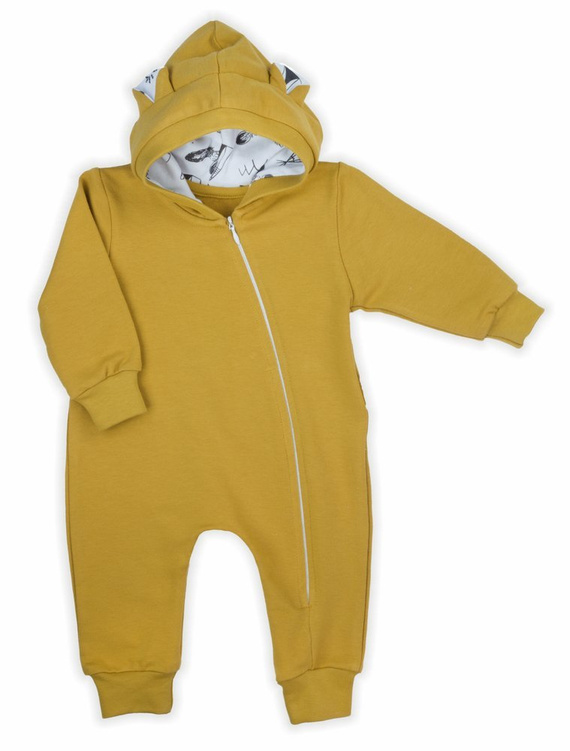 167273 Pajac dresowy "Indian" Nicol - musztardowy