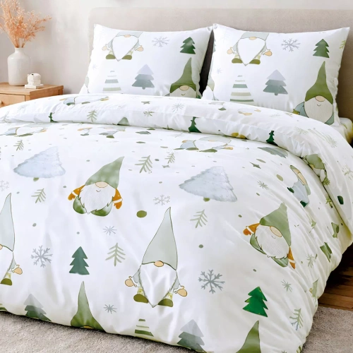 Pościel flanelowa Darymex 31517/1 skrzaty 100% bawełna 160 g/m²