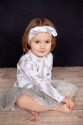 40222 "WHITE ANGELO" Sukienka z tiulem Makoma