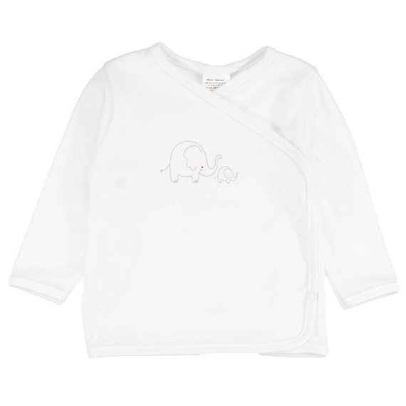 Słoniki koszulka niemowlęca Martex biały
