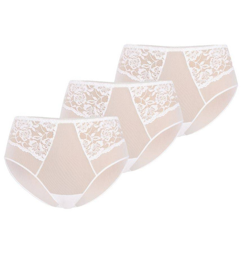 334-3 Wielopak Figi damskie Vida Teyli - biały