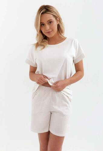 232 Piżama damska Cana -beżowy