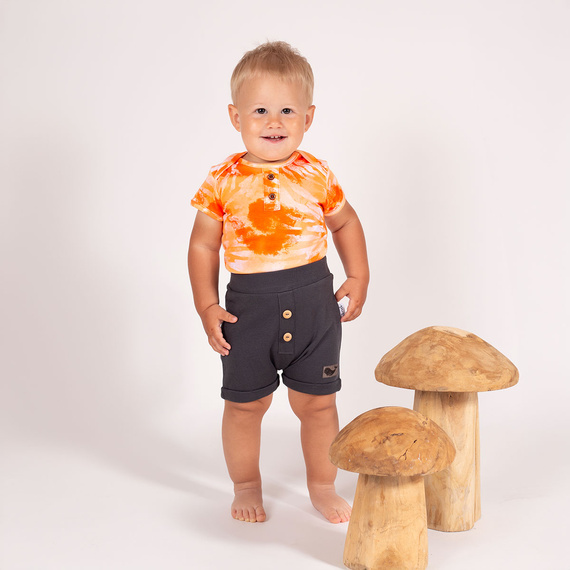 189094 Tomi Body z krótkim rękawem rozpinane Nicol