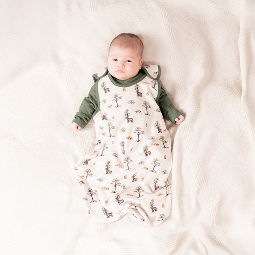 218043 Yogi Bear Śpiworek niemowlęcy Nicol – bawełna, 0–3 mies., nieocieplany