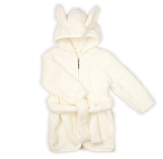 019 02 Szlafrok dziecięcy "Basic" Nicol - ecru