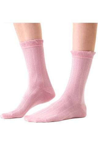 ART.066 Comet 3D Skarpety damskie bezuciskowe - 015 różowy