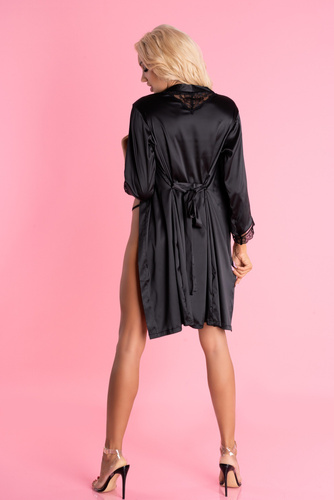 Ariladyen Black LC 90568 Scallo Collection Szlafrok damski LivCo Corsetti 