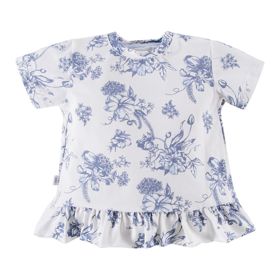 Botanic Bluzka z krótkim rękawem Eevi- biały