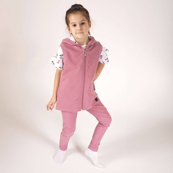 204281 Legginsy dresowe "Emily" Nicol - wrzosowy