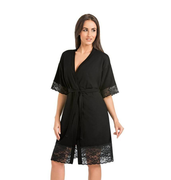 2901 Gloria Szlafrok damski Teyli - czarny