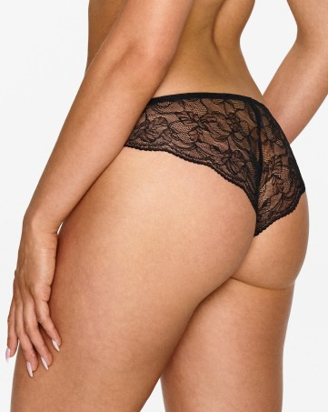 2605 Figi Lupoline – czarne koronkowe spodenki damskie