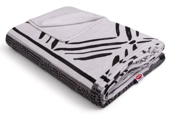 F-91 Pościel flanelowa ornamenty Matex szary/grafitowy