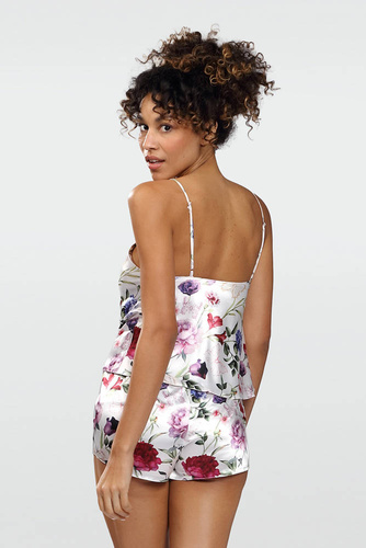 DK-KK Flowers Komplet piżama damska DKaren - 5 biały