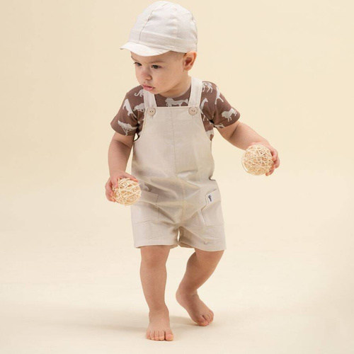 Safari Ogrodniczki niemowlęce Pinokio - beżowy