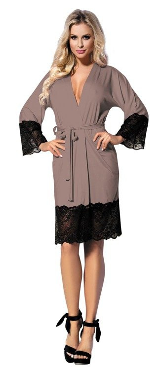 Jasmin Podomka Szlafrok Damski Dkaren - granatowy