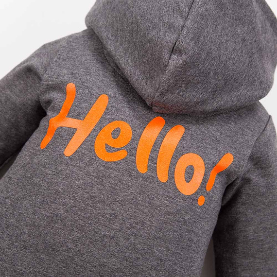 Hallo Kombinezon dresowy z kapturem Eevi - grafit