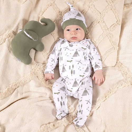 206054 Bruno Czapeczka niemowlęca z węzełkiem Nicol