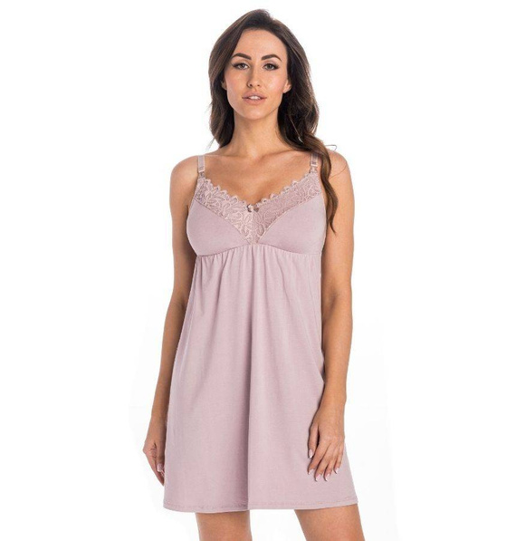 2174 Nanni Koszula nocna do karmienia Teyli - kakao