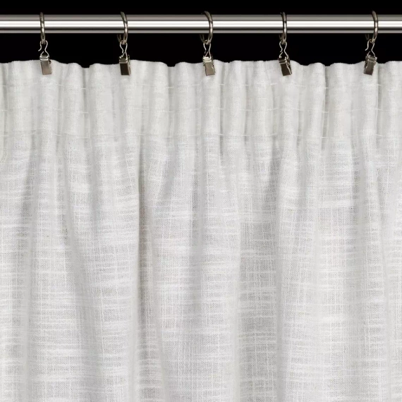 Rosi Zasłona na taśmie Eurofirany srebrny