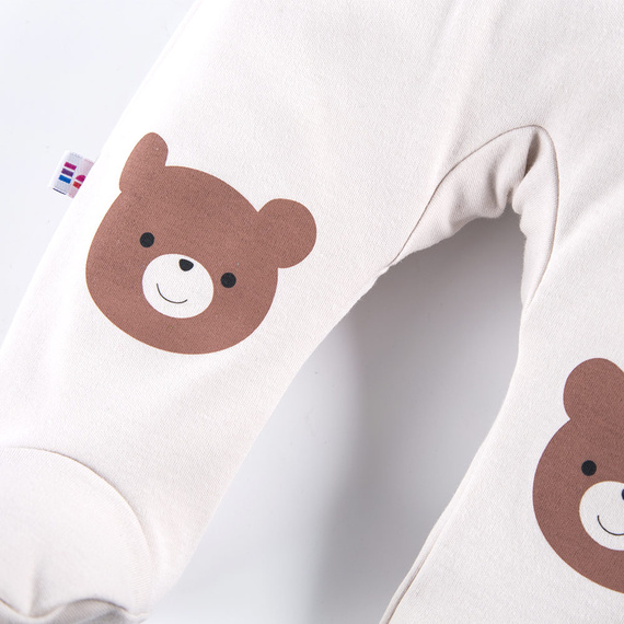 Cars & Bears Półśpiochy bawełniane Eevi - ecru