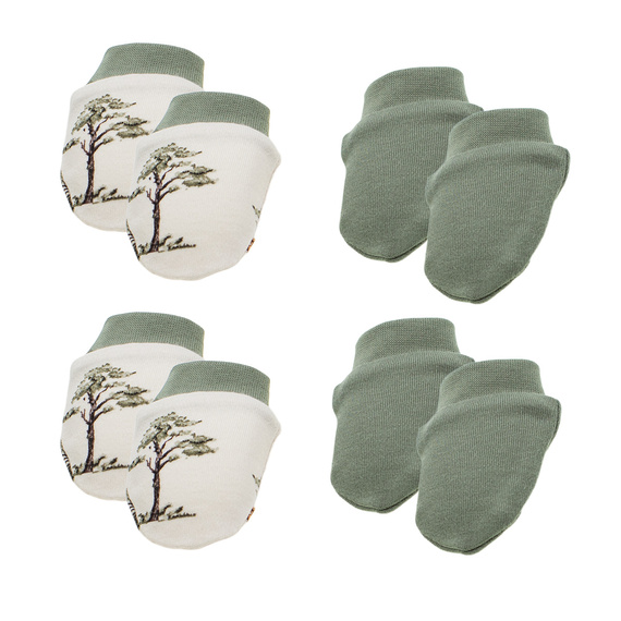 218083 Yogi Bear Rękawiczki niemowlęce Nicol – bawełna, 4-pak