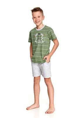 2522, 2523 Karolek piżama dla chłopca Taro - 02 zielony