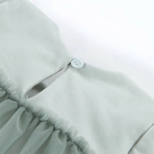 Ceremony Sukienka tiulowa z krótkim rękawem Eevi - zielony