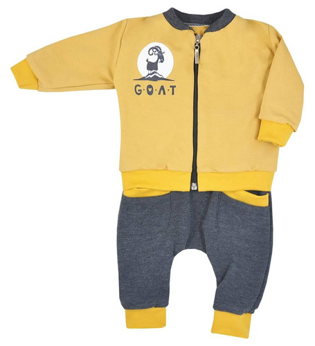 Mountains Dres niemowlęcy Koala - żółty