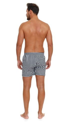 5165 bokserki męskie Doctor Nap - black white