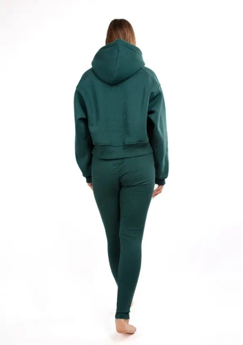 DK-K-B13 Dresowy komplet damski Dkaren - zielony