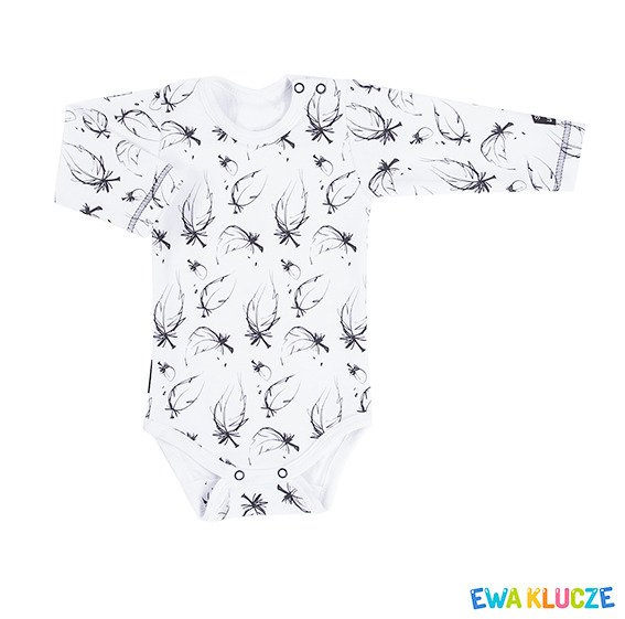 Body niemowlęce "BLACK" dla dziewczynki Ewa Klucze druk