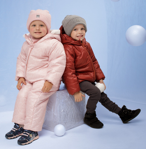 Winter Kombinezon zimowy bez stópek Pinokio - róż