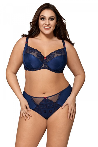 1882 Miękki Biustonosz Ava granatowy