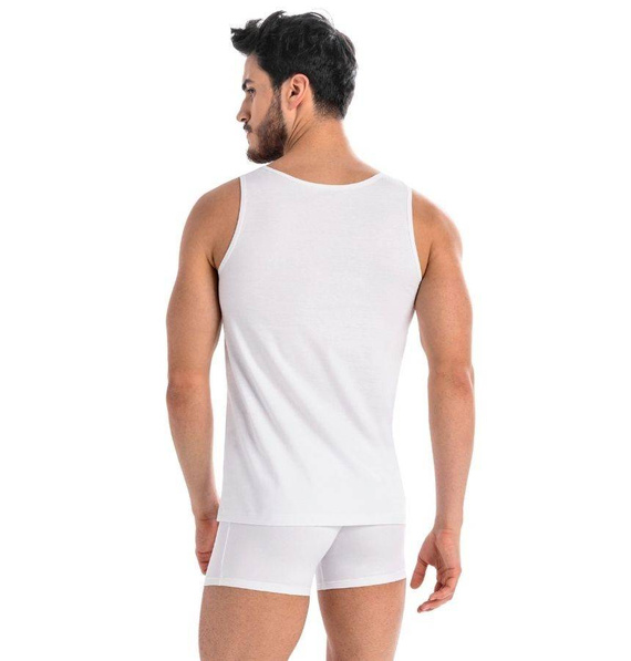 1661 Deli Zestaw Męski Bokserki I Podkoszulek Teyli-biały