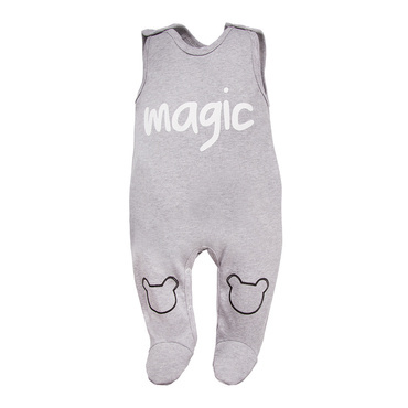 Magic Śpiochy niemowlęce z nadrukiem Eevi- szary