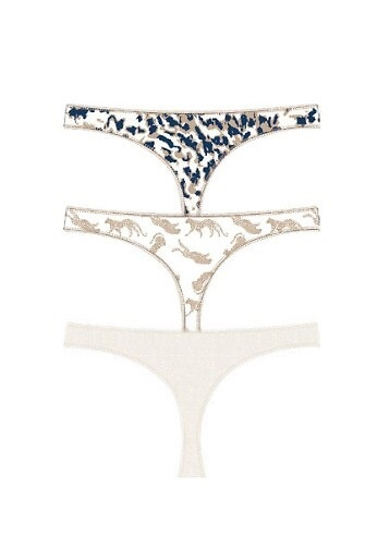 3489 Essentials Stringi Damskie Cotonella mix kolor