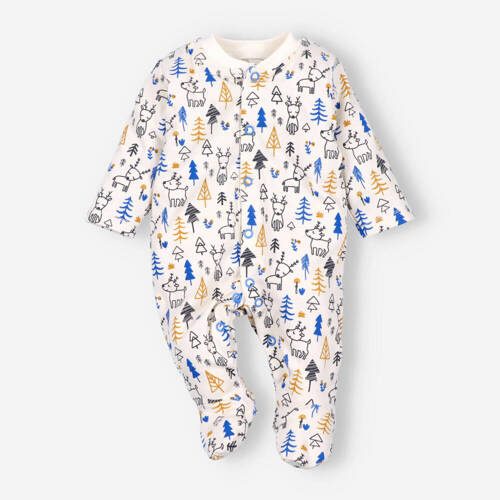 Jelonki Pajacyk z bawełny organicznej Nini druk