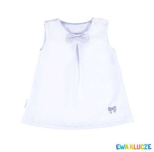 Sukienka bawełniana "ELEGANT" Ewa Klucze biała