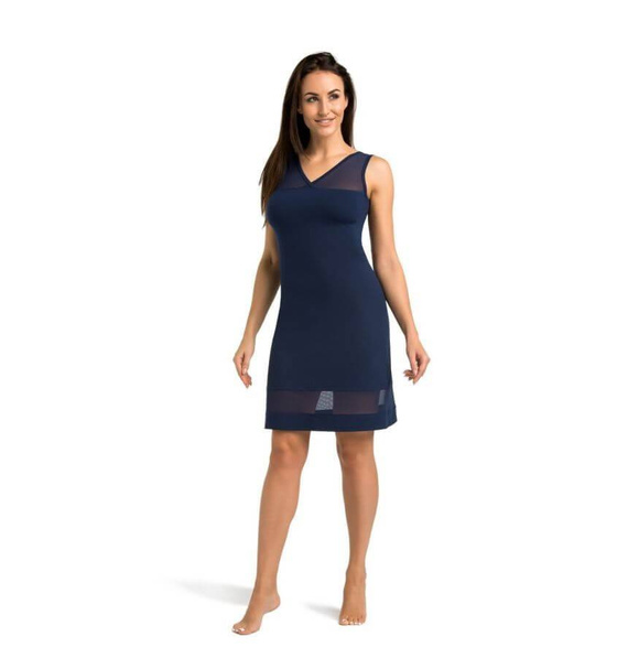 2808 Betti koszula nocna Teyli - granatowa