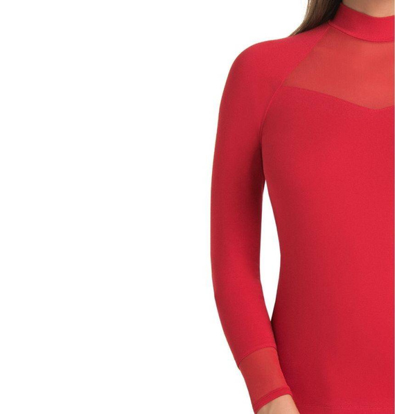 179243 Mila Bluzka Damska Teyli - czerwony 